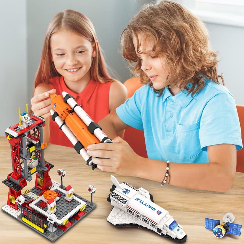 Aerospace Building Blocks Set - Space Exploration Shuttle for Kids 6-12