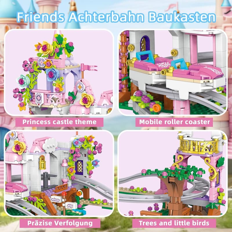 Amusement Park Building Set for Girls, 991 PCS