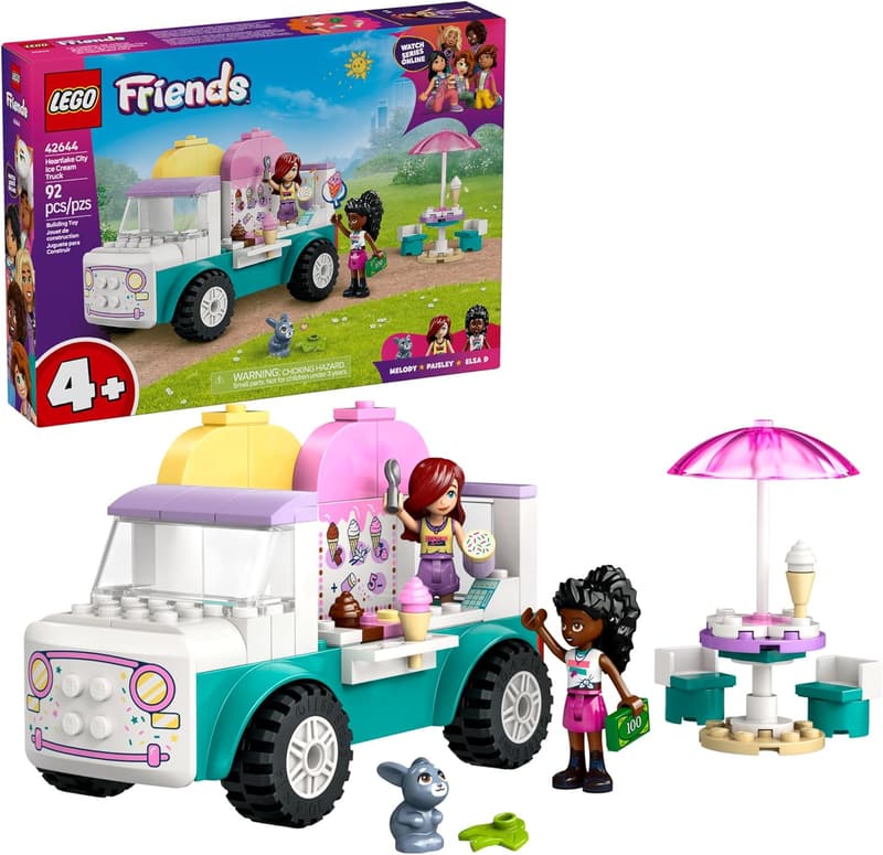 LEGO Friends Heartlake City Ice Cream Truck Playset for Kids