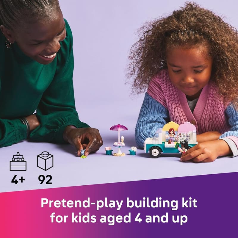 LEGO Friends Heartlake City Ice Cream Truck Playset for Kids