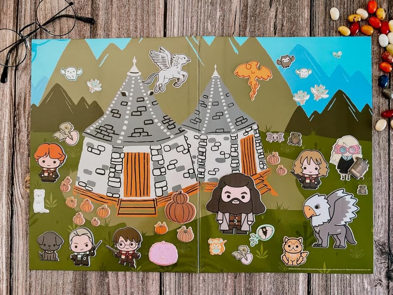 Harry Potter Hagrid Puffy Sticker Play Set with 68 Stickers