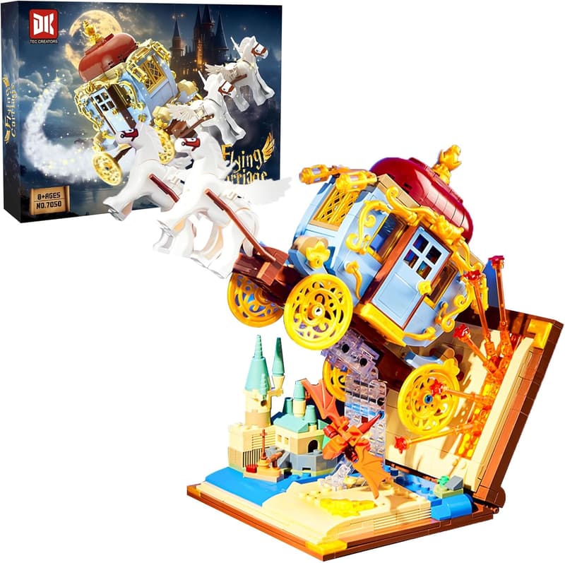 Building Blocks Set - Magic Potter Carriage Model for Kids & Adults