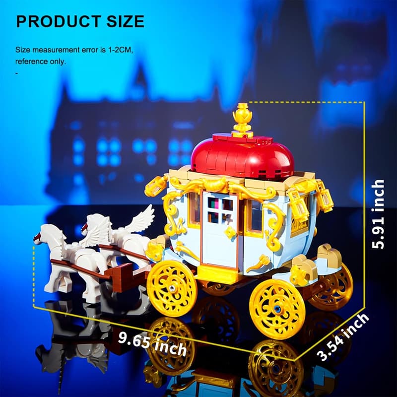 Building Blocks Set - Magic Potter Carriage Model for Kids & Adults