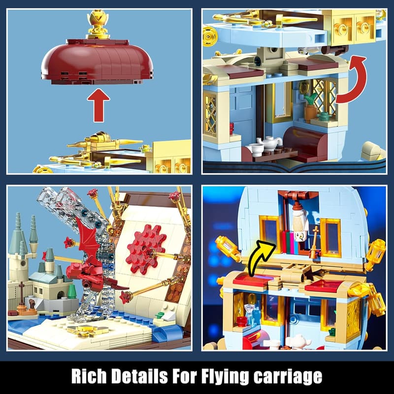 Building Blocks Set - Magic Potter Carriage Model for Kids & Adults