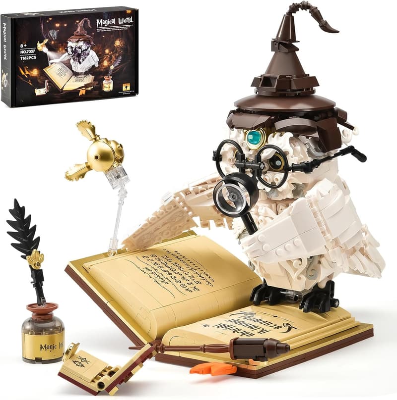 Owl Building Toy Set for Adults – Creative 1162PCS Model Decor