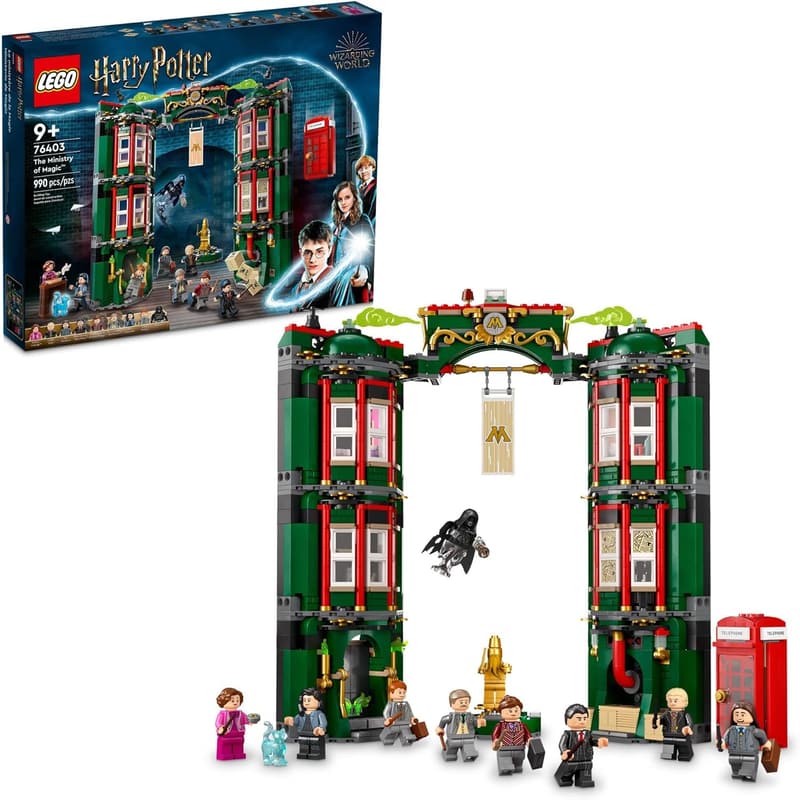 LEGO Harry Potter Ministry of Magic Building Set with 12 Minifigures