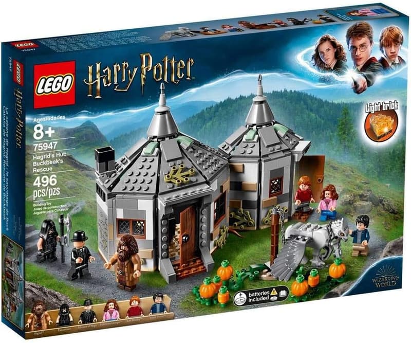 LEGO Harry Potter Hagrid's Hut Building Set with Buckbeak Figure