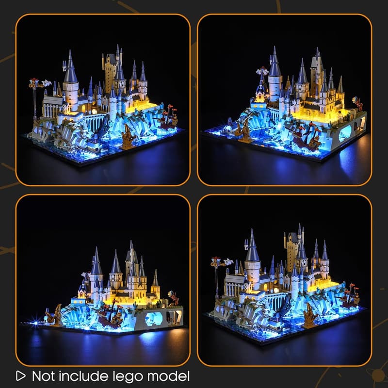 LEGO Hogwarts Castle LED Lighting Kit - Remote-Control Compatible
