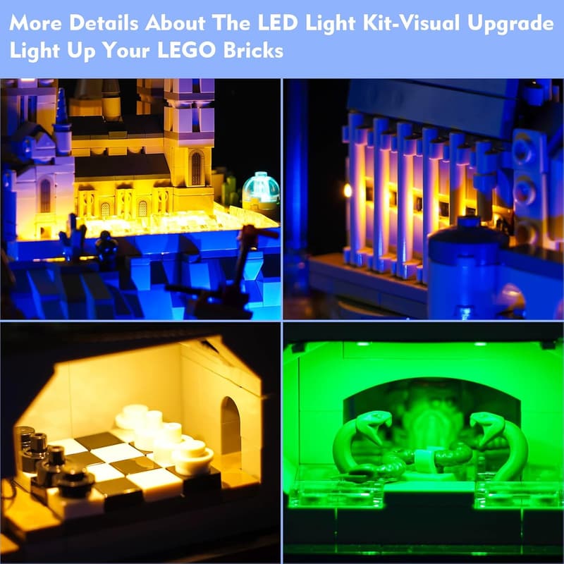 Lego Hogwarts Castle LED Light Kit - Creative Lighting Set