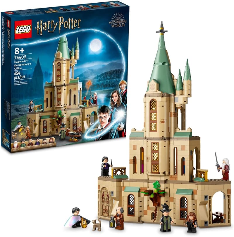 LEGO Harry Potter Dumbledore's Office Castle Set with 6 Minifigures