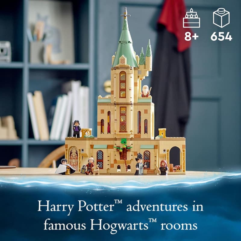 LEGO Harry Potter Dumbledore's Office Castle Set with 6 Minifigures