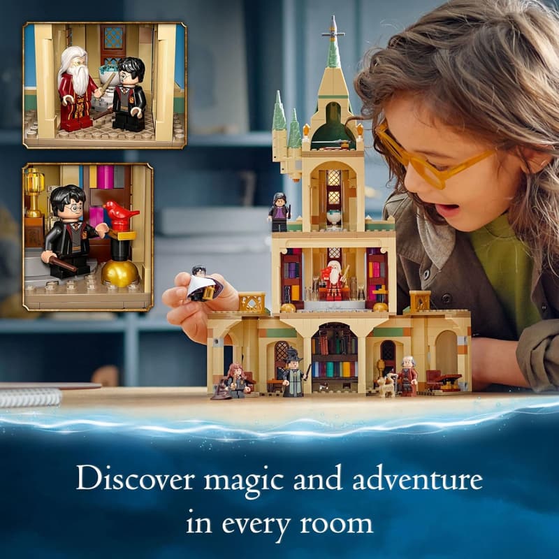LEGO Harry Potter Dumbledore's Office Castle Set with 6 Minifigures