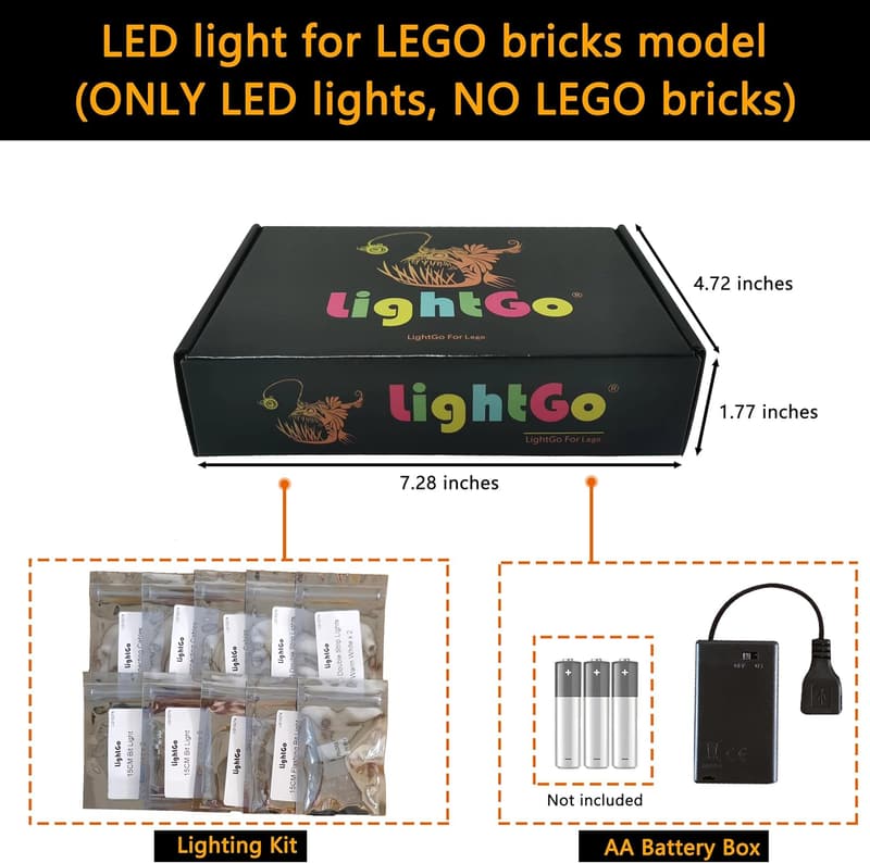 Harry Potter LED Lighting Kit for LEGO Hogwarts Castle 76419
