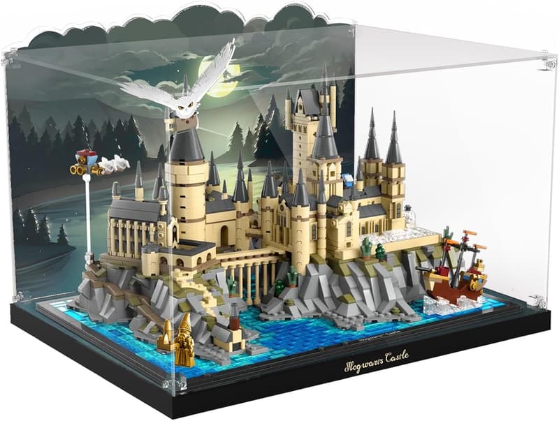 Lego Harry Potter Hogwarts Castle Display Case - Dustproof Box