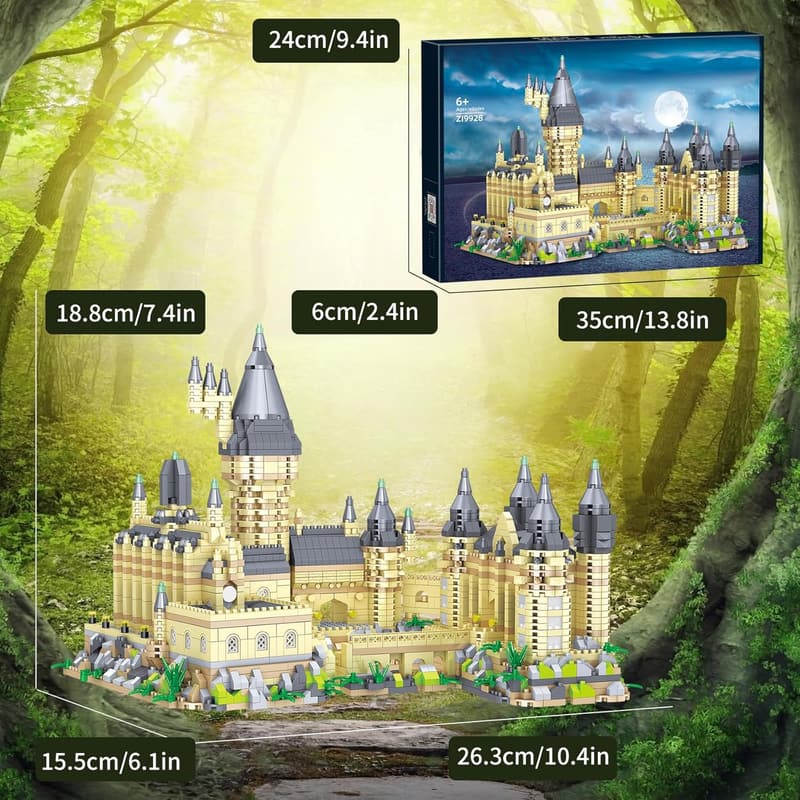 Creative Micro Mini Building Blocks - Magic Castle Set for Ages 14+