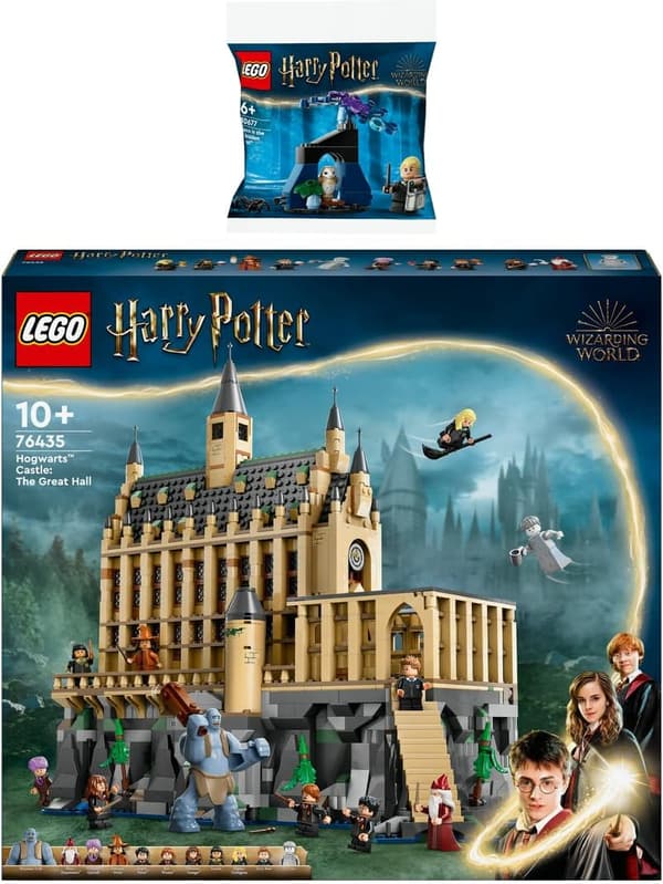 LEGO 76435 Hogwarts Great Hall Set with Draco Minifigure