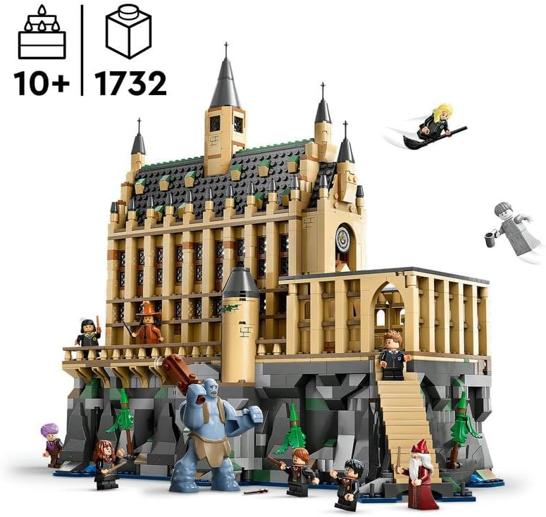 LEGO 76435 Hogwarts Great Hall Set with Draco Minifigure