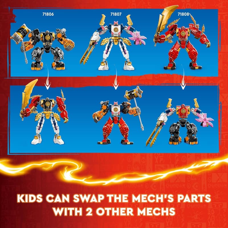 LEGO NINJAGO Cole’s Elemental Earth Mech Adventure Toy