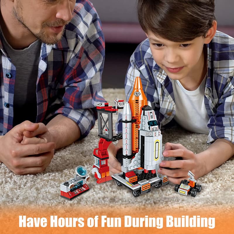 STEM Space Shuttle Building Set for Kids Ages 8-14 (566 Pcs)