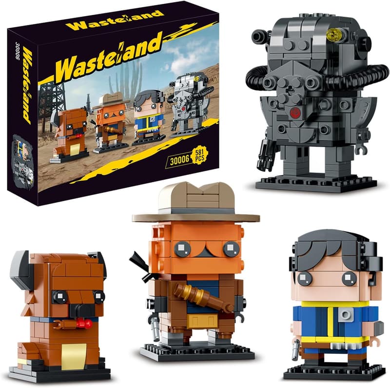 Wasteland Mech Soldier Building Set - 581 Pcs Halloween Toy