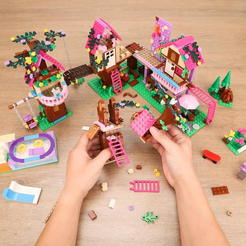 Tree House Building Set for Kids, 1050 PCS Birthday Gift