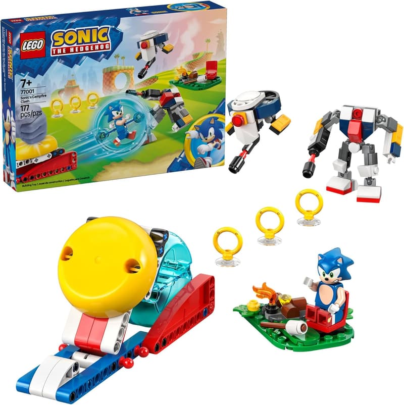 Sonic the Hedgehog Campfire Clash Buildable Set for Kids
