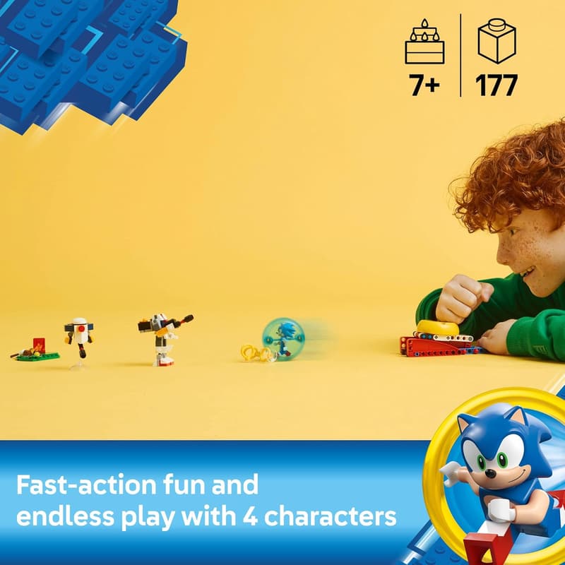 Sonic the Hedgehog Campfire Clash Buildable Set for Kids