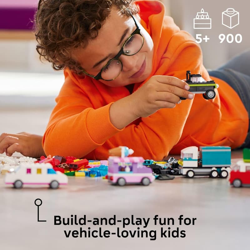 LEGO Classic Creative Vehicles Building Kit for Kids Ages 5+