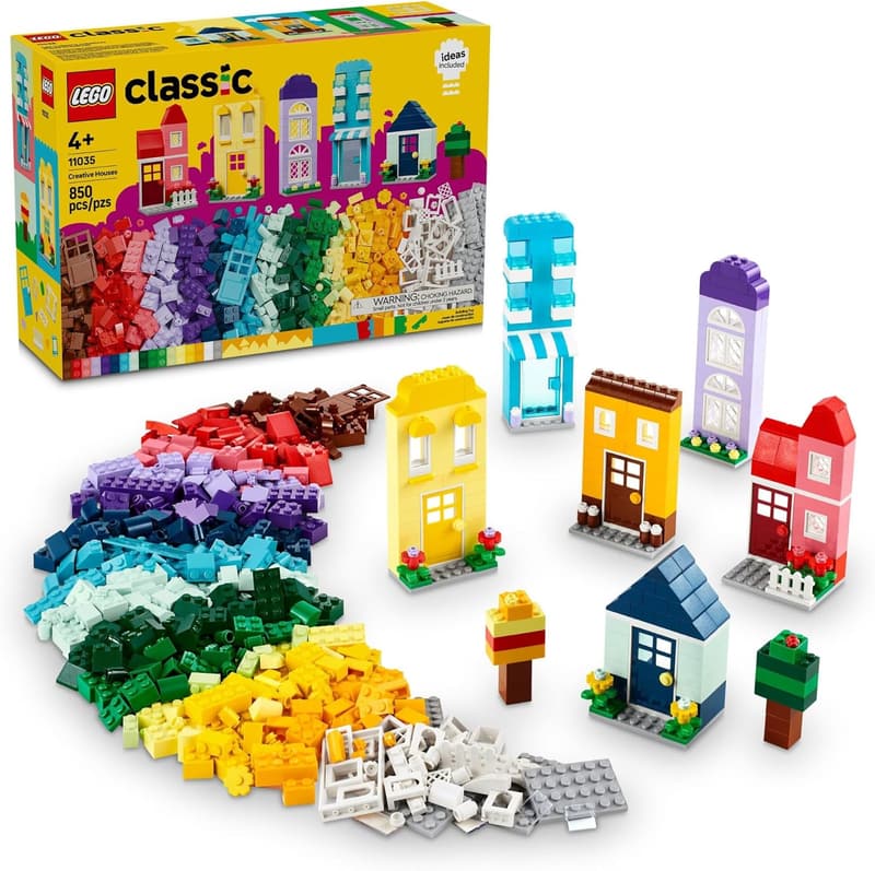 LEGO Classic Creative Houses Building Set for Kids 4+