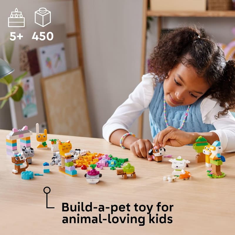LEGO Classic Creative Pets Building Toy for Kids 5+