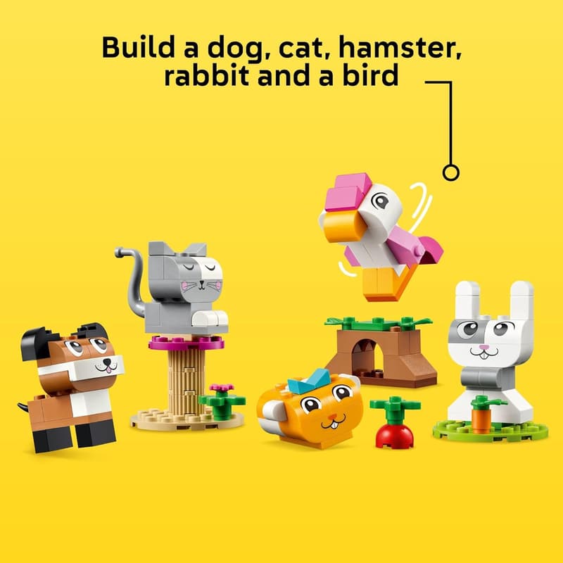 LEGO Classic Creative Pets Building Toy for Kids 5+