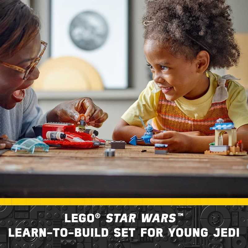 LEGO Star Wars: Young Jedi Adventures Crimson Firehawk Set for Kids