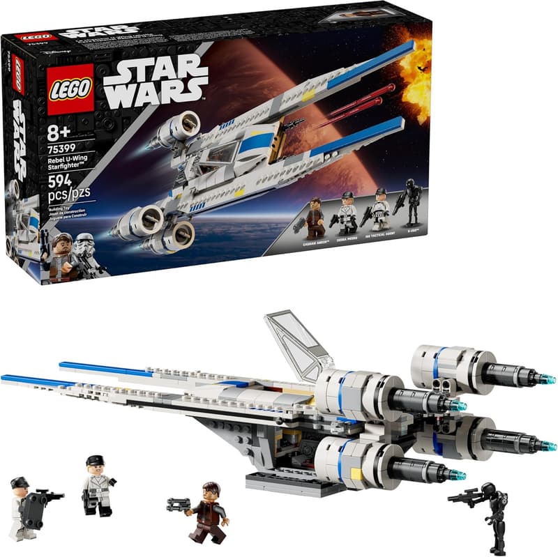 LEGO Star Wars Rebel U-Wing Starfighter Set with 3 Minifigures