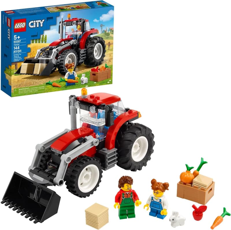 LEGO City Tractor Building Set for Kids Ages 5+ (148 Pieces)
