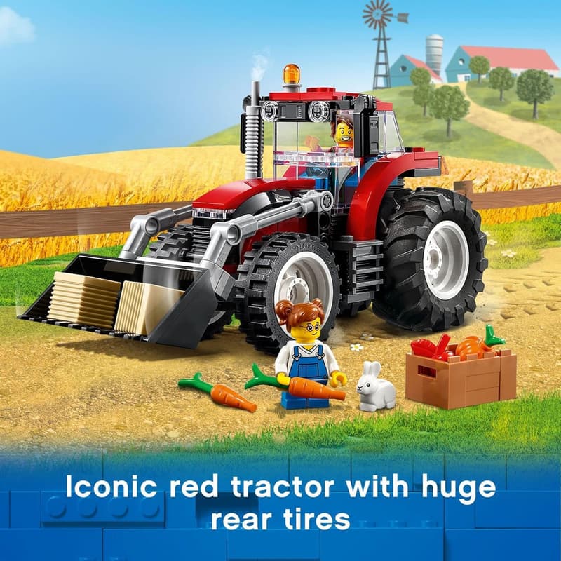 LEGO City Tractor Building Set for Kids Ages 5+ (148 Pieces)