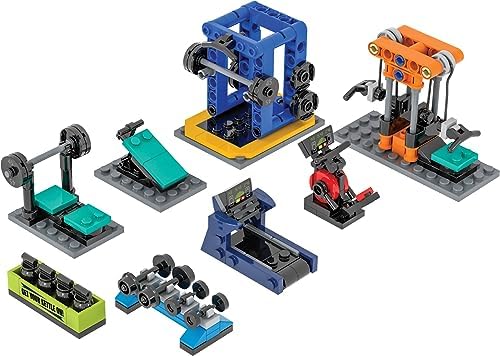 Brick City Gym Building Set - 195 PCS STEM Toy for Ages 6+
