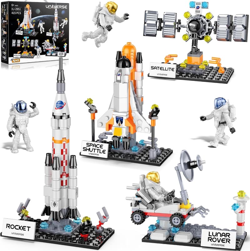Space Shuttle Exploration Building Set - 415pcs Gift for Kids