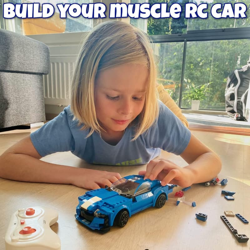 STEM RC Car Building Kit - 325-Piece Gift for Kids (Ages 6-10)