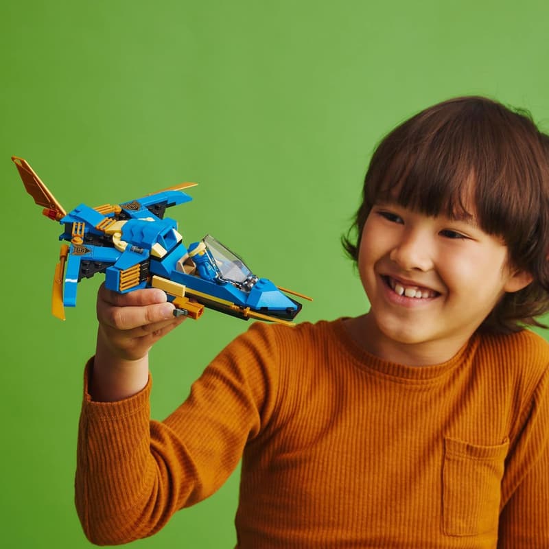 LEGO NINJAGO Jay’s Lightning Jet EVO 71784 – Upgradable Toy Plane for Ages 7+