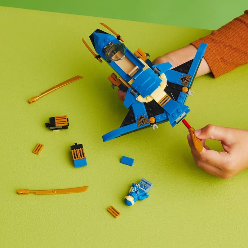 LEGO NINJAGO Jay’s Lightning Jet EVO 71784 – Upgradable Toy Plane for Ages 7+