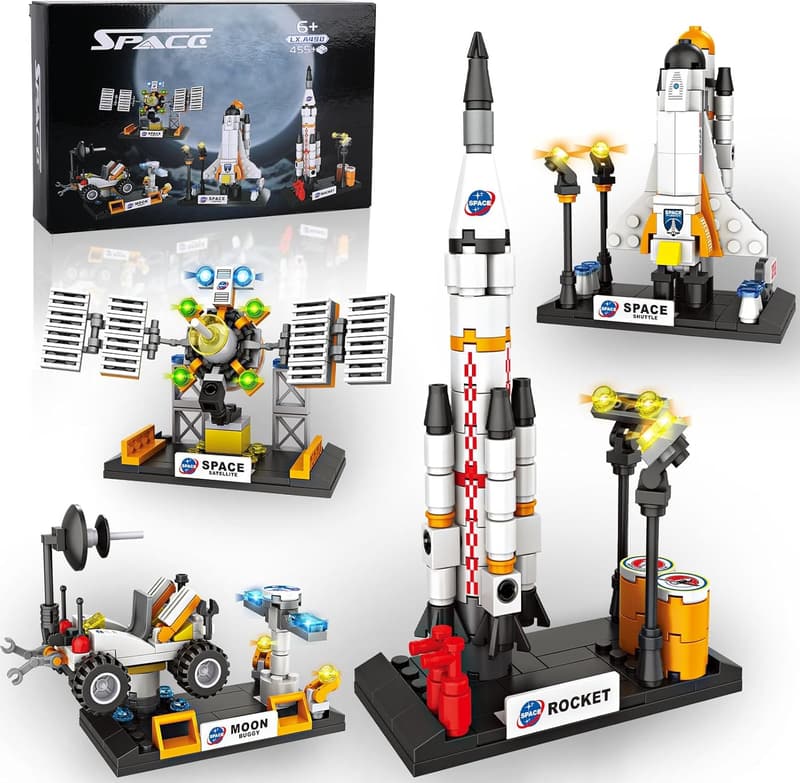 STEM Space Exploration Building Kit for Boys (415 PCS)