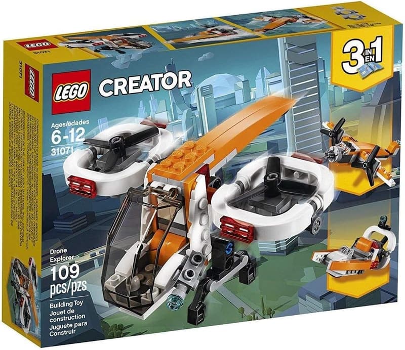 LEGO Creator 3-in-1 Explorer Drone Building Kit (109 Pieces)