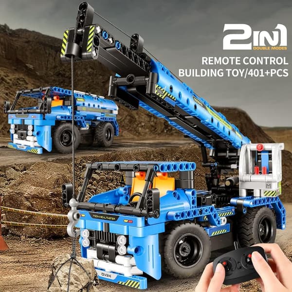 2-in-1 Technic Vehicle Building Kit for Kids Age 8-12
