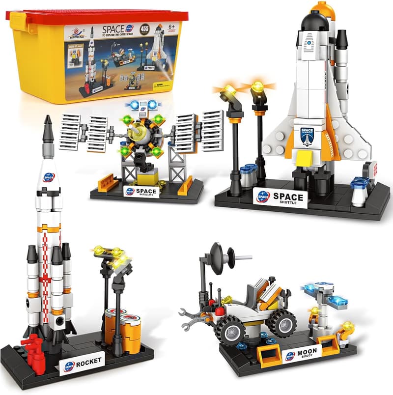 STEM Aerospace Building Kit - Space Exploration Toy Set for Kids