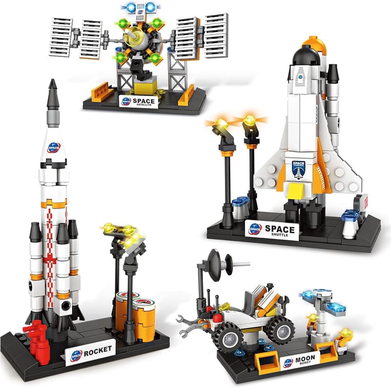STEM Aerospace Building Kit - Space Exploration Toy Set for Kids