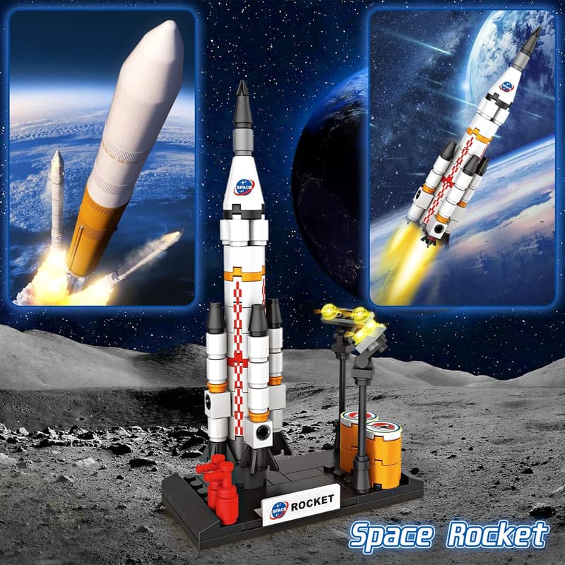 STEM Aerospace Building Kit - Space Exploration Toy Set for Kids