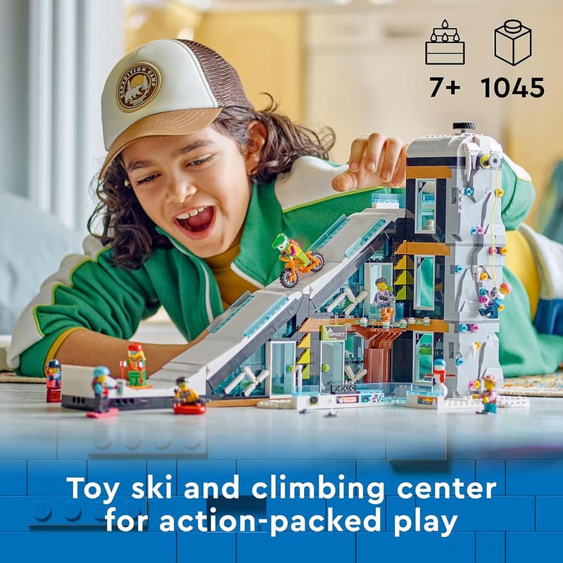 LEGO City Ski & Climbing Center Building Toy Set for Kids