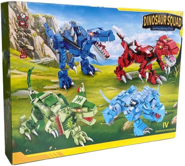 Dinosaur Building Set for Kids Age 7-12, Boys' Gift