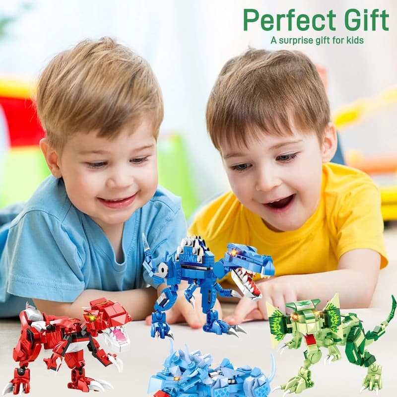 Dinosaur Building Set for Kids Age 7-12, Boys' Gift