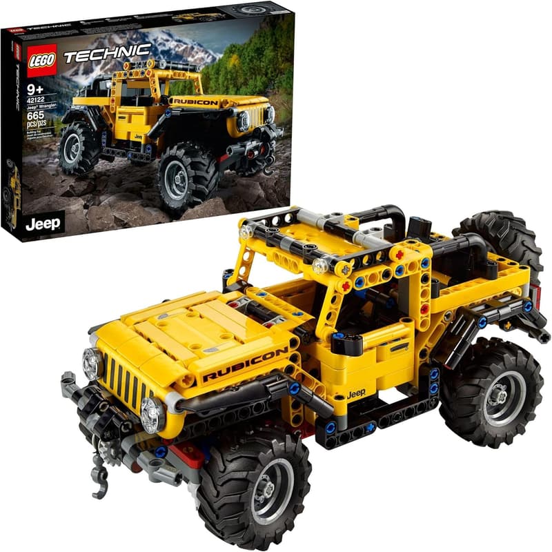 LEGO Technic Jeep Wrangler 4x4 Building Kit - STEM Toy for Ages 9+